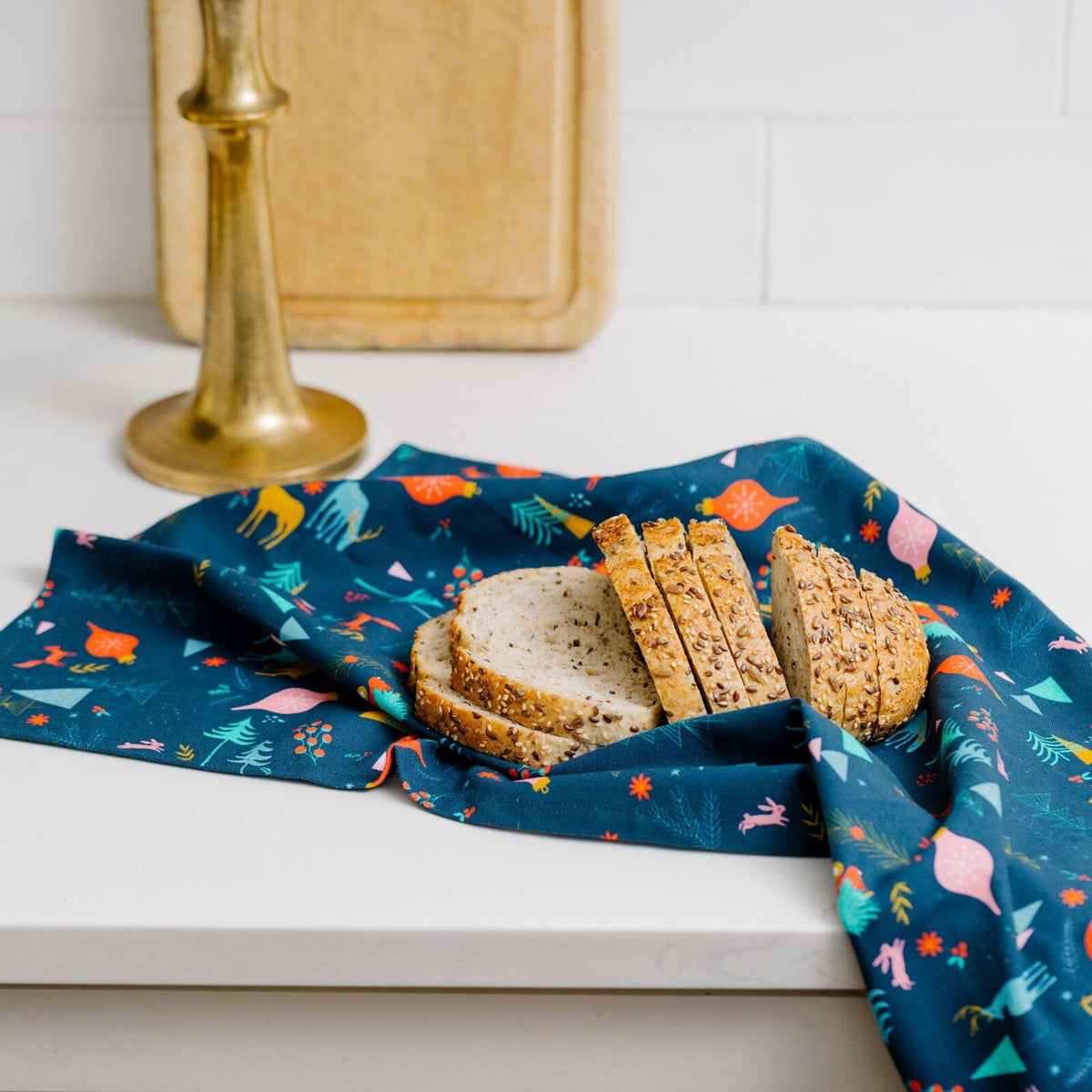 Holiday-themed Tea Towel Set Bee's Wrap 